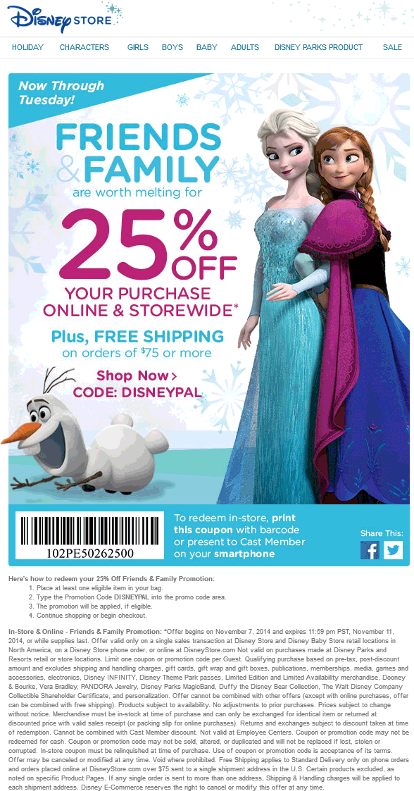 Disney Store coupons & promo code for [May 2024]