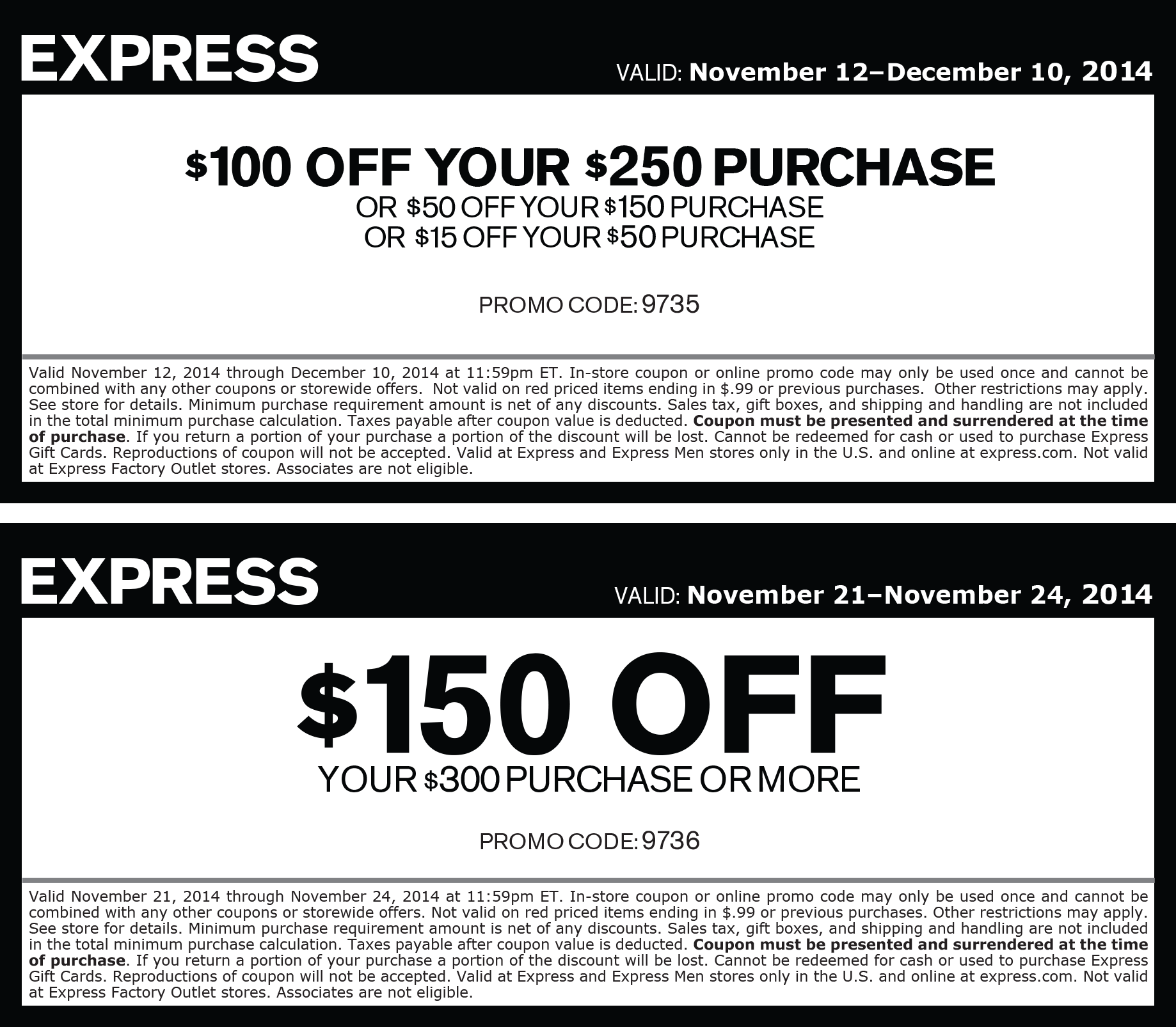 Express coupons & promo code for [May 2024]