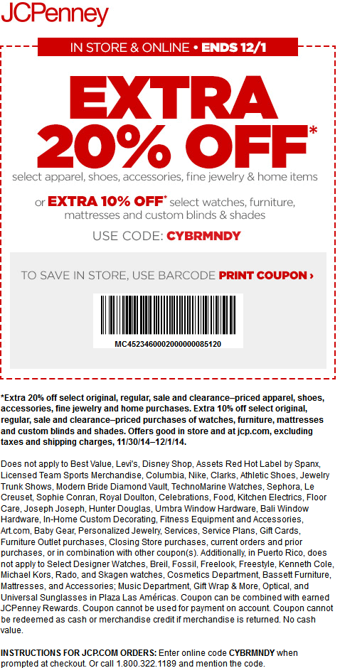 jcpenney clearance shoes coupon